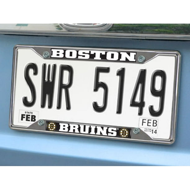 NHL - Cadre de Plaque d'Immatriculation Boston Bruins 6,25 "X12,25"
