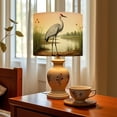 thumbnail image 6 of Linen Drum Lampshades Sandhill Crane Standing Serene Wetland Marsh Landscape 13"x13"x10" Light Shade for Table Lamps Floor Lamp Shades Lampshade Replacement Assembly Required, 6 of 8