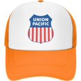 thumbnail image 1 of Union Pacific Railroad Casual Baseball Cap Mesh Sports Cap Yellow, 1 of 7