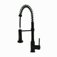 thumbnail image 4 of Nouvet Single Handle, Pull-Down Kitchen Faucet in Matte Black, 4 of 11