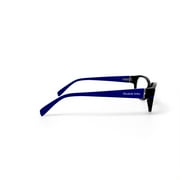 Elizabeth Arden Women's EA6060 Rectangular Prescription Eyeglasses with Case, Blue