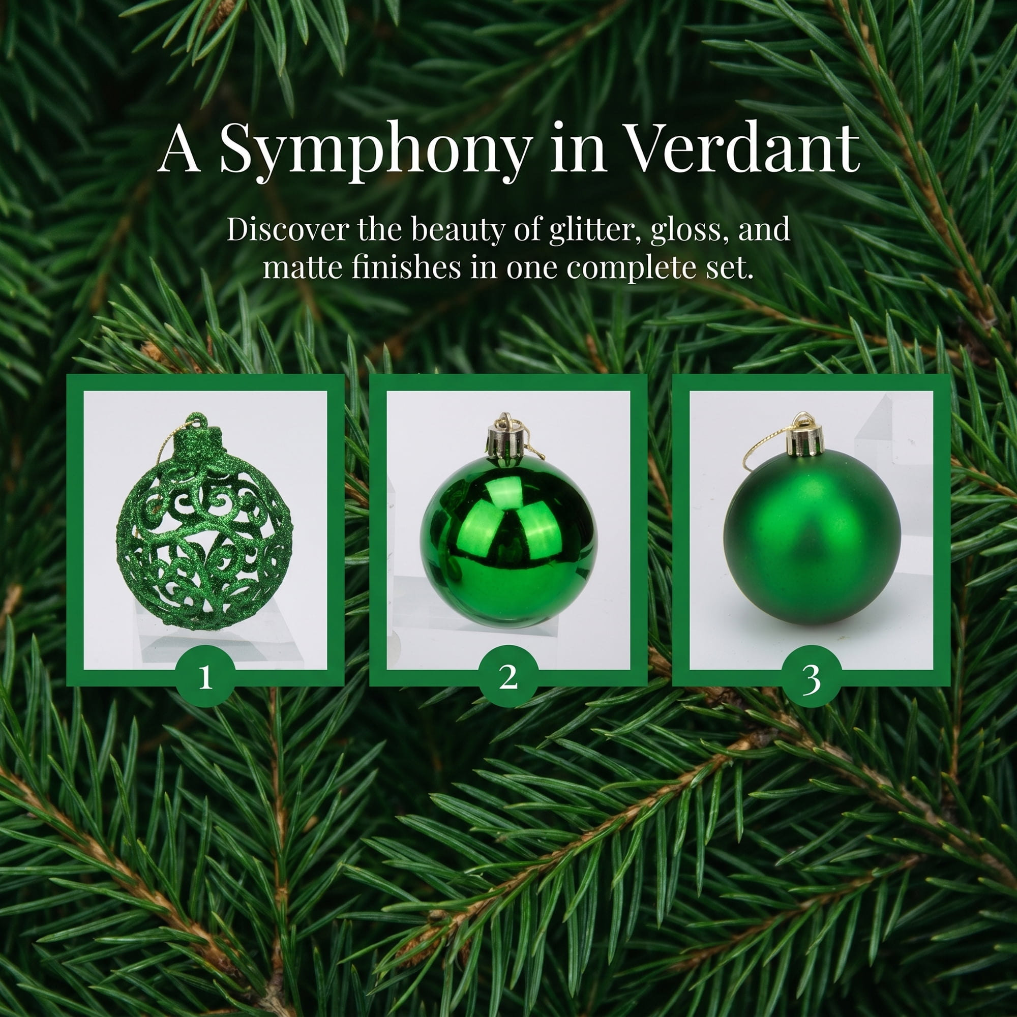 Unique Bargains 6 Pack Electroplated Sphere Orbs Decorative Christmas 0rnaments Green 2.4"