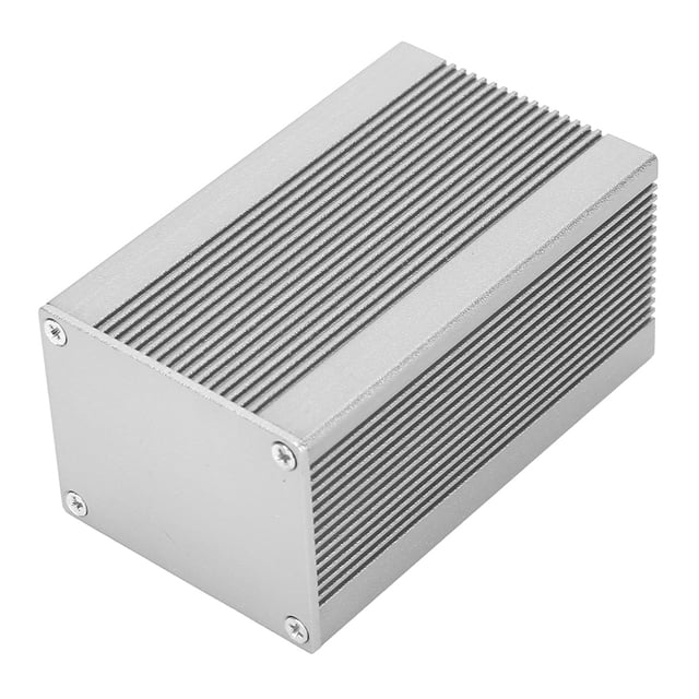 Aluminum Casing Cooling Box Printed Circuit Board Instrument Box Electronic Project Enclosure Case for Electronics and DIY Projects