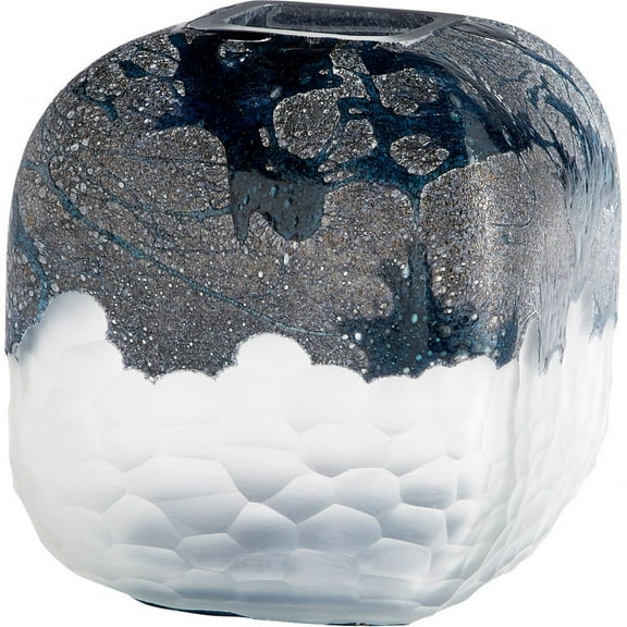 Cyan lighting - Bosco - Large Vase-11 Inches Tall and 7 Inches Wide - Cyan