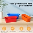thumbnail image 6 of 2Pcs Reusable Grease Catcher Liner Grills Grease Tray Silicone Grease Cup Liners Drip Pans Tray Liner Griddles Accessories, 6 of 9