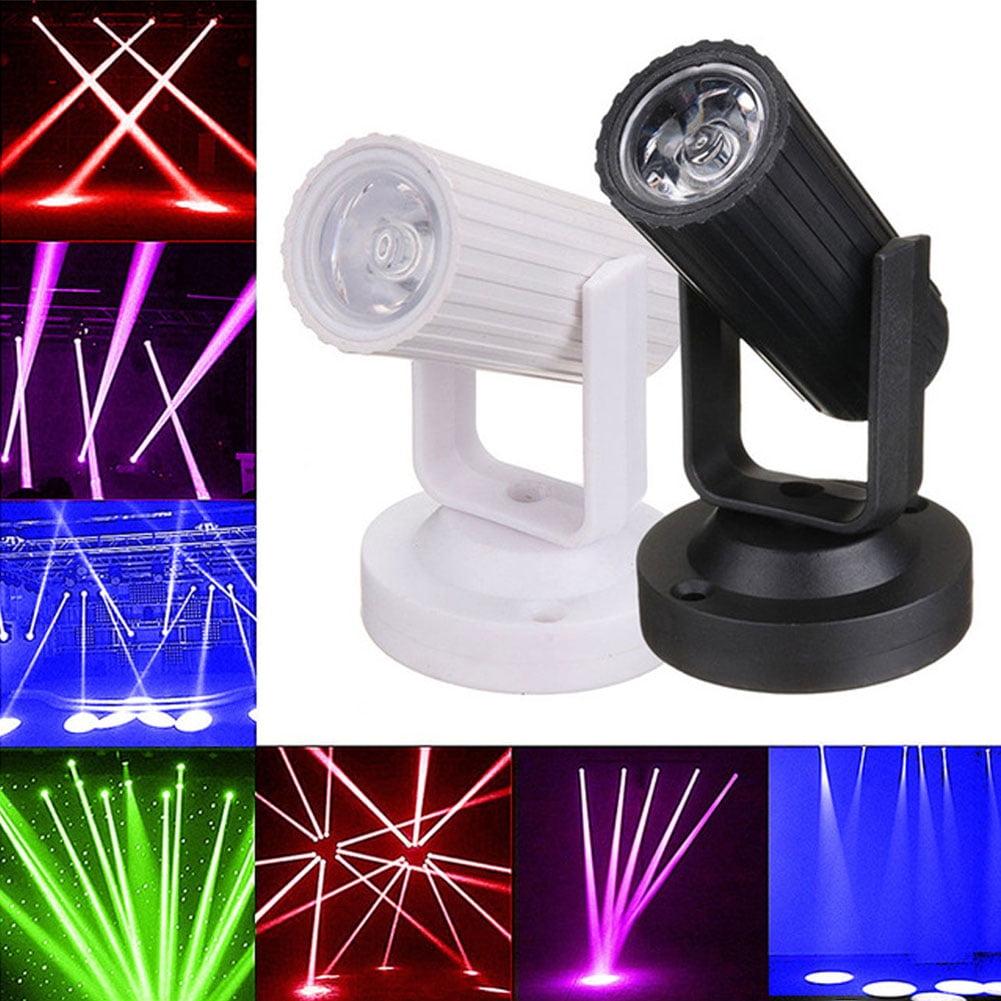 U`King Disco Ball Pin Spot Light with White LED Stage Lighting Beam  Spotlight Lights for Mirror Ball Club Party Bar DJ Events