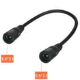 thumbnail image 2 of 5.5mmx 2.1mm Female To Female Round Dc Power Cord Extension Cable 12v 20cm, 2 of 5