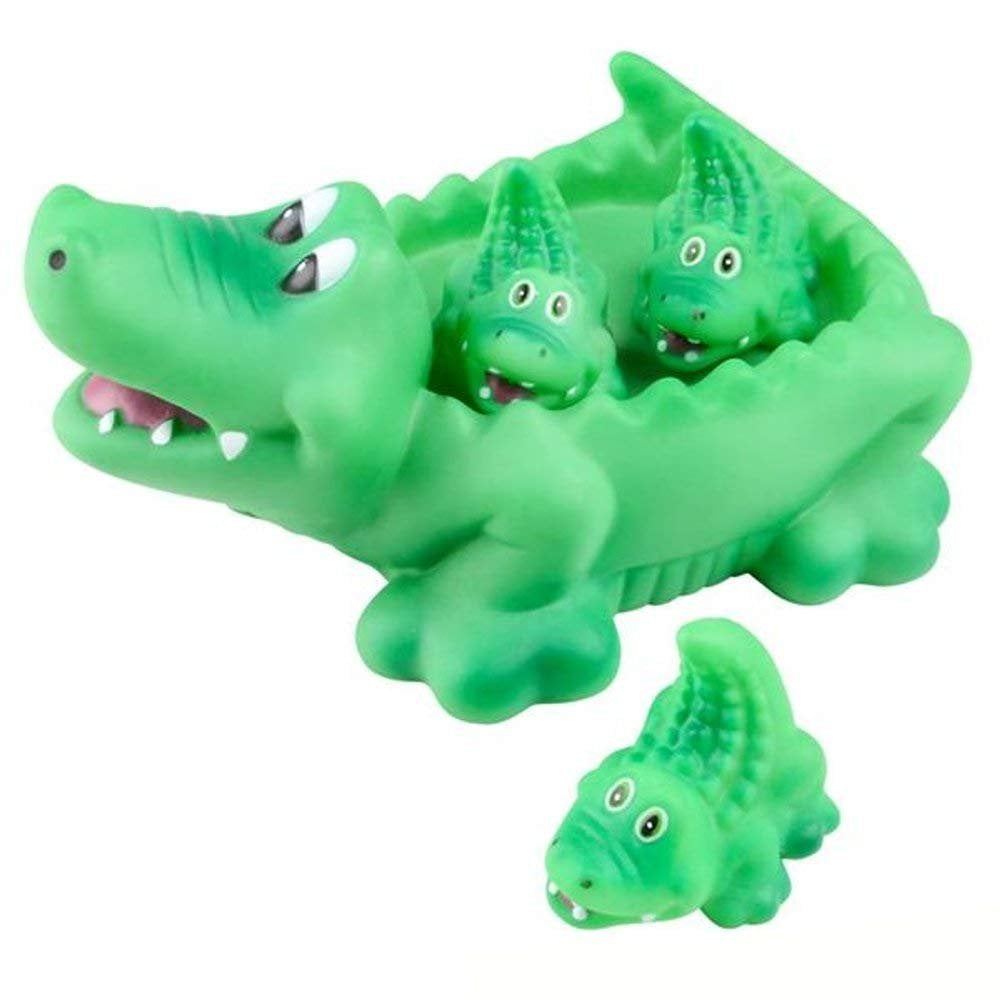 Kidsco Bath Toy Set 4 Pack Alligator Baby Bath Play Set Great Party