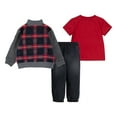 thumbnail image 2 of Levi's Toddler Boys' Graphic T-Shirt, Hoodie and Joggers 3-Piece Oufit Set, Sizes 2T-4T, 2 of 4
