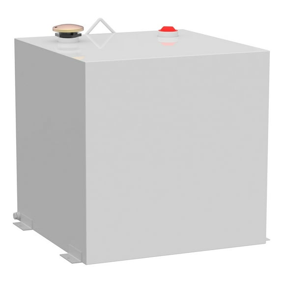 UWS ST-53-R-W White 53-Gallon Rectangle Steel Transfer Tank
