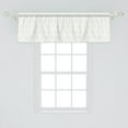 thumbnail image 2 of Ambesonne Abstract Window Valance, Diamond Shaped Pattern, 42" x 18", Pale Taupe Pastel Yellow, 2 of 3