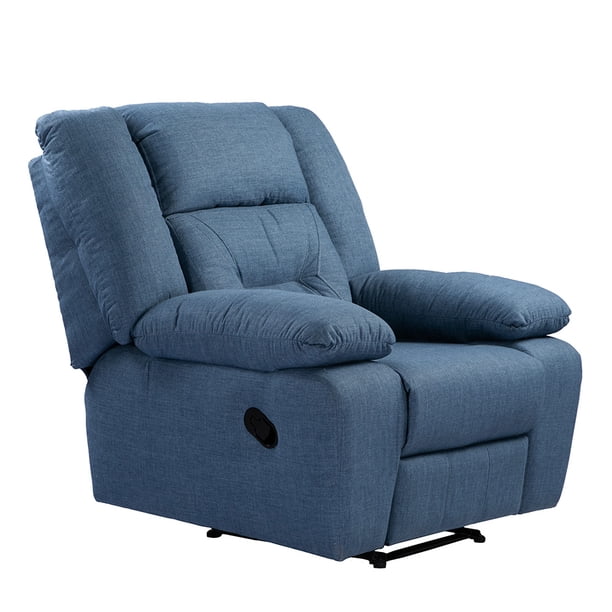 Sillón Reclinable TRINITY Bumer 1 Plaza Azul Denim