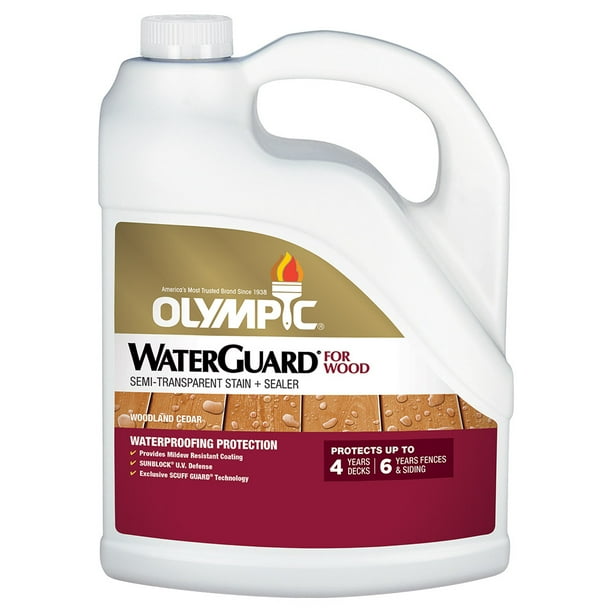 Olympic WaterGuard Semi-Transparent Exterior Wood Stain ...