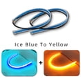 thumbnail image 1 of RGB Luz Diurna DRL Señal De Giro Universal Flexible Que Fluye DIY Multi Color LED Tira Para Faros Delanteros, 1 of 4