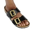 thumbnail image 2 of Birkenstock Sydney Cushion Buckle Graceful Licorice  1029457 Women's Size 10, 2 of 4