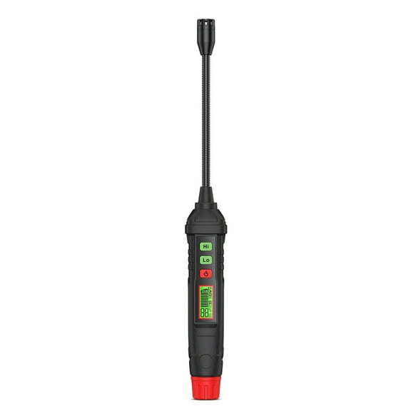Gas tester,Methane Alarm Display Alarm Leak Methane Handheld Meter Tools Sound Display Meter Combustible Testers Methane Testers Methane Combustible With Display Sound Display Black & Red