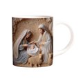 thumbnail image 1 of 3D Nativity Scene Ceramic Coffee Mug - Holiday Gift, Durable Christmas-Themed Design for Hot Beverages, 1 of 8