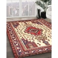 thumbnail image 2 of Ahgly Company Indoor Square Traditional Fire Brick Red Persian Area Rugs, 7' Square, 2 of 6