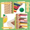 thumbnail image 4 of Juego Montessori Relaxgiant con torre de palitos de madera de colores, 4 of 7