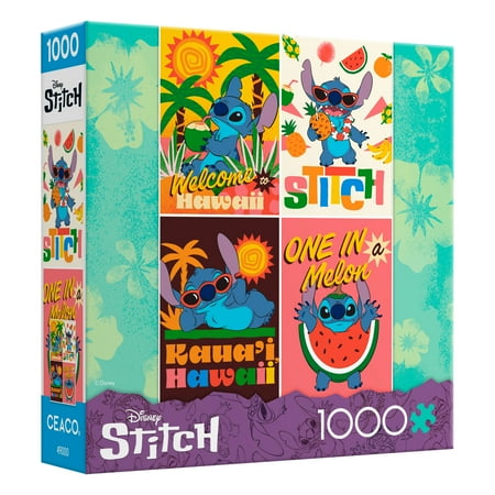 Ceaco 1000 Piece Stitch Collage Interlocking Jigsaw Puzzle