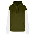 thumbnail image 6 of Womens Hoodies Oversized Sweatshirts Pullover Fleece Lined Drop Shoulder Long Sleeve Hooded Sweaters Fashion Drawstring Colorblock Tunics Hoodie Sweatshirt Juniors Girls Y2K Clothes with Pocket, 6 of 7