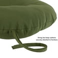 thumbnail image 4 of Greendale Home Fashions Summerside Green 15 in. Round Outdoor Reversible Bistro Seat Cushion (Set of 2), 4 of 8