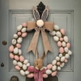 thumbnail image 5 of Hometravel Easter Bunny Ear Bow Ornament, Faux Ribbon Bow for Holiday Decoration, Handmade Bow for Spring Craft, Decorative Accent for Wreath, Gift, Basket, Garland, Door, 5 of 9