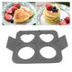 thumbnail image 4 of Molde de tortilla de silicona Molde de silicona para huevos fritos 4 en 1 Molde para huevos fritos El molde para tortillas de silicona evita que se pegue Resistencia a altas ANGGREK Otros, 4 of 7