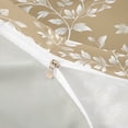 thumbnail image 4 of Erosebridal Chic Brown Queen Duvet Cover Set for Girls, Botanical Leaves Bedding, Gray Reversible, 3pcs 1 Duvet Cover and 2 Pillowcases, No Comforter, 4 of 6