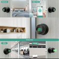 thumbnail image 3 of HLONK Tyua Smart Door Lock BT Wireless Aluminum 36V Rechargeable Li-ion Battery Can Be Controlled By App Remote Control Switch Convenient And Easy To Install Now Buy One Get One Free New, 3 of 7
