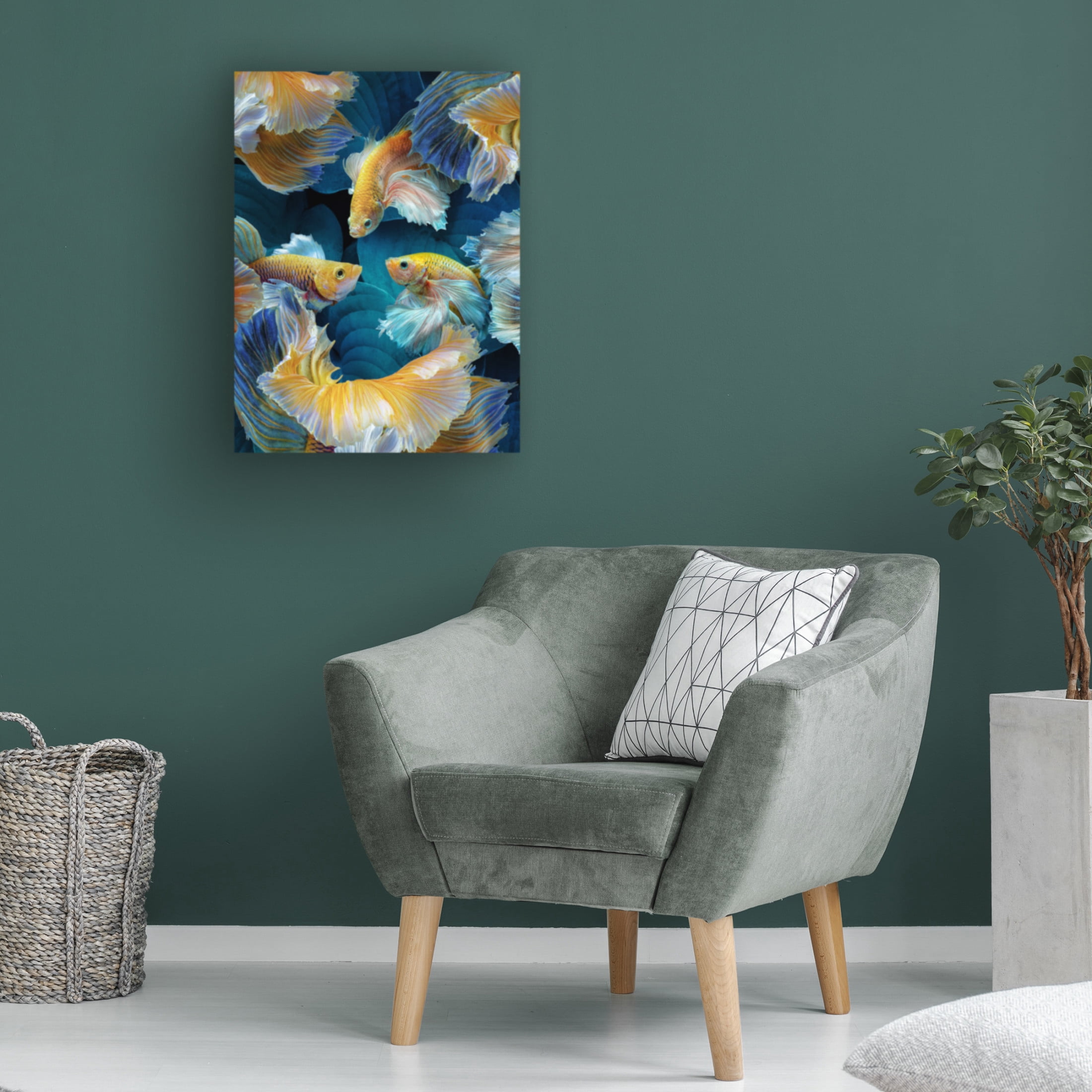 Trademark Fine Art Marcel Egger ColorFish Canvas Wall Art