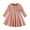 Pink, variant on Spazoro Toddler Kids Girls Dress, Long Sleeve Solid Color Causal Fall Winter Dresses for Girls Brown Size 3-4 T