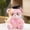 Rose, variante sur Ourson de Collation des Grades en Peluche, Mignon Ourson, Poupée Douce, Garçons Filles Élèves, Cadeau de Collation des Grades, Kaki