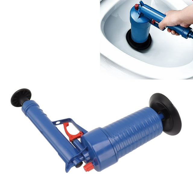 Desatascador de Drenaje de Aire ANGGREK Azul Oscuro Con 4 Tapones de Goma