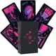 thumbnail image 2 of Baraja de Tarot de luna de neón-tamaño de bolsillo con caja de Tuck, cartas de Tarot para el destino, juego de mesa de adivinación, Tarot y una variedad de opciones de Tarot Fivean unisex, 2 of 2