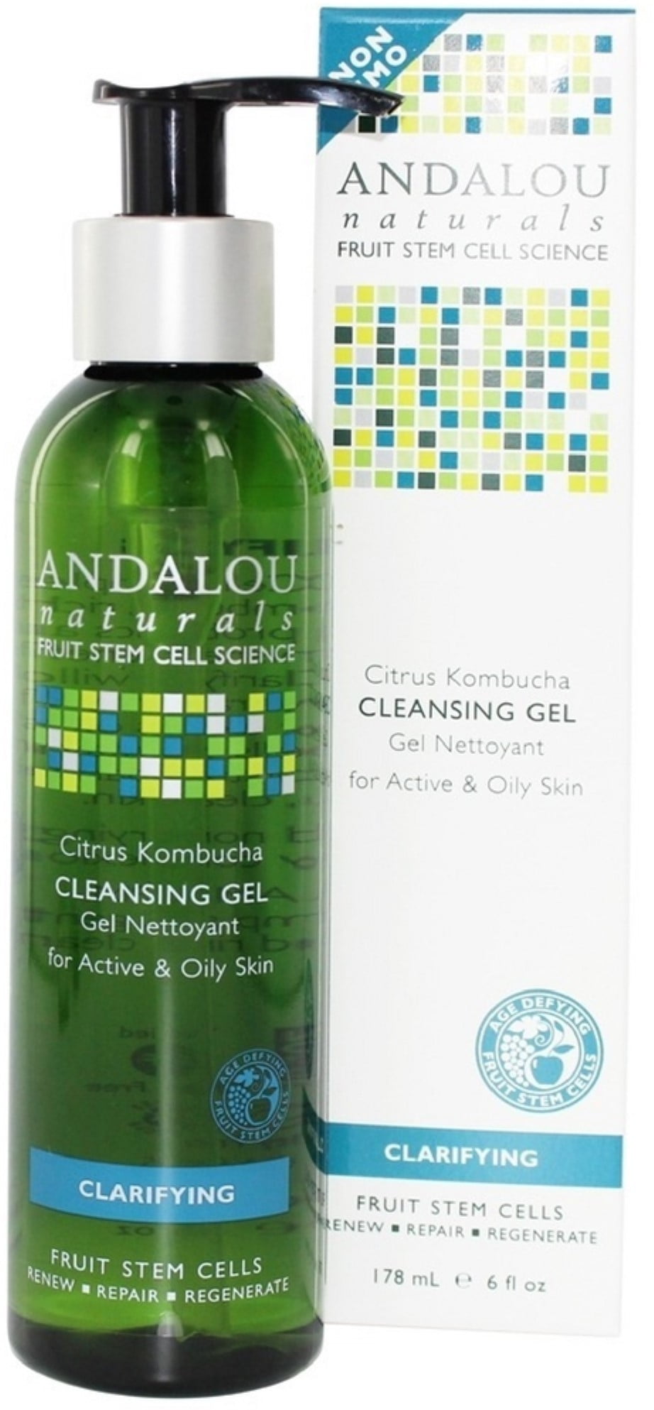 citrus kombucha cleansing gel
