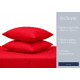 thumbnail image 3 of Juego De Sabanas Microfibra Soft Colores Lisos Matrimonial Rojo Liso Sólido, 3 of 6