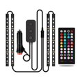 thumbnail image 1 of Car Led Strip Auto Interior Led 4pcs 48 Leds Multicolor Rgb Car Music Beating Led Light Bar, ambiente, 1 of 2