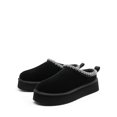 thumbnail image 2 of Pantuflas de Plataforma de Gamuza para Mujer DREAM PAIRS Negro Talle 9, 2 of 8