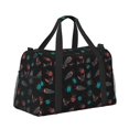 thumbnail image 2 of Disketp Colorful Insect Bolsa de Viaje Tipo Duffle, Bolso de Mano para Fin de Semana para Mujer, Bolsa de Gimnasio Ligera para Hombre, Esencial para Viajes, 2 of 7