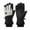 Black, variant on HAiming Womens Ski Snow Gloves Fleece Lined Touchscreen Waterproof Warm Winter Cycling for Cold Weather