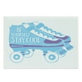 thumbnail image 1 of Stay Cool Cutting Board, Be Yourself Stay Cool Typography on Roller Skates 90s Theme, Decorative Tempered Glass Cutting and Serving Board, in 3 Sizes, by Ambesonne, 1 of 2