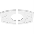 thumbnail image 5 of 36"W x 24"H x 6"ID x 19 1/2"C x 1"P Kailey Architectural Grade PVC Contemporary Ceiling Medallion, Two Piece, 5 of 7