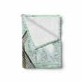 thumbnail image 2 of Dutch Soft Flannel Fleece Blanket, Hand Drawn Style Windmill in a Farmland and Forest Vintage Agriculture Themed Image, Cozy Plush for Indoor and Outdoor Use, 50" x 60", Multicolor, by Ambesonne, 2 of 6