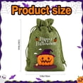 thumbnail image 2 of 12 Pcs Halloween Burlap Drawstring Gift Bags Trick or Treat Candy Pouches for Halloween Party Favor Decorations Halloween Treat Bags for Halloween Party Supplies, 5.5x3.9 Inch, Orange, 2 of 4