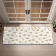 thumbnail image 2 of White Golden Cloud Moon Pattern Door Rugs,Washable Non Slip Door Mats Indoor,Decorative Door Mats,Entry Mat Indoor for Entrance,Bedroom,Kitchen,Bathroom,16"x47", 2 of 6