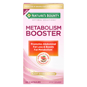Nature's Bounty Optimal Solutions Metabolism Booster Capsules, Promotes Abdominal Fat Loss and Weight Management, 60ct
