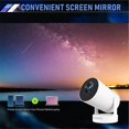 thumbnail image 4 of Portable Projector with Electronic Focus 720P 210ANSI Speaker for Android 11 BT5.4 180° Flexible Hom, 4 of 5