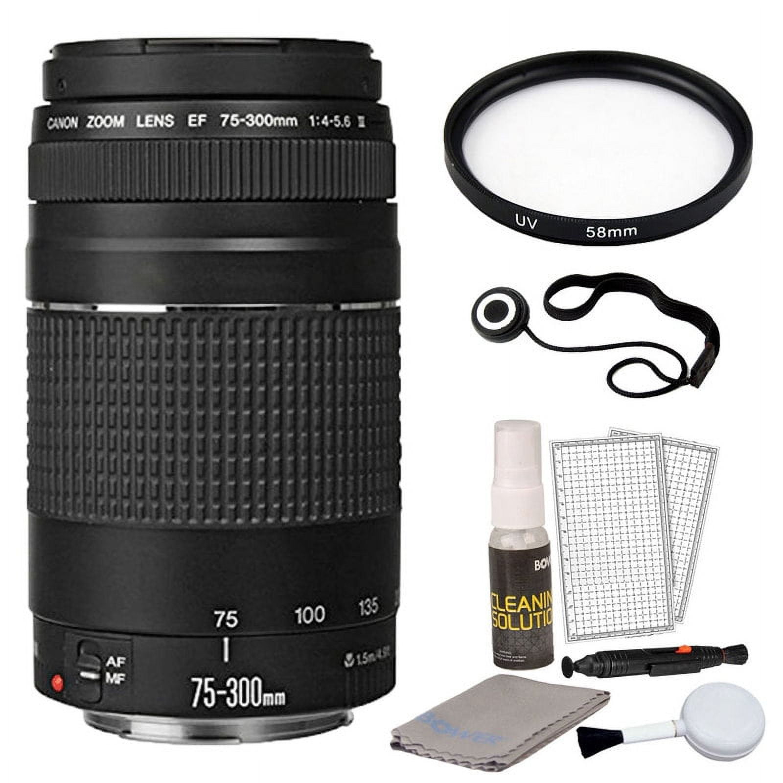 ⭐️美品⭐️Canon EF 75-300 III & EF-EOS M アダプター ⭐️美品⭐️Canon EF 75-300 III & EF-EOS M アダプター Canon EF