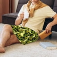 thumbnail image 5 of Honeii goose and hearts Print Men's Pajama Sleepwear Shorts - a comfy pajama bottom and lounge short for Relaxed Home Wear-X-Large, 5 of 6